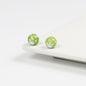 Lampwork Glass Beads Round 10mm Kitten Paws Pattern Glossy 50pcs 6
