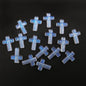 Transparent Aurora Laser Acrylic Beads Iridescent Mixed Shapes 2pcs 31