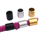 Smooth Metallic Tube Acrylic Beads 12mm Colorful Plastic Dreadlock 100pcs 4