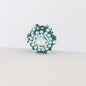 Polymer Clay Hexagonal Star Rhinestone Beads 23mm Full Rhinestone 6pcs 11