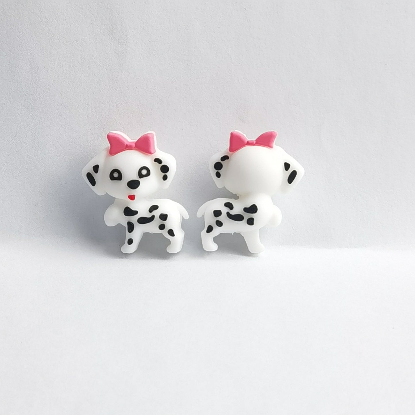 Silicone 3D Focal Beads Snoopy Shell Smiling Face Center 20Pcs 9