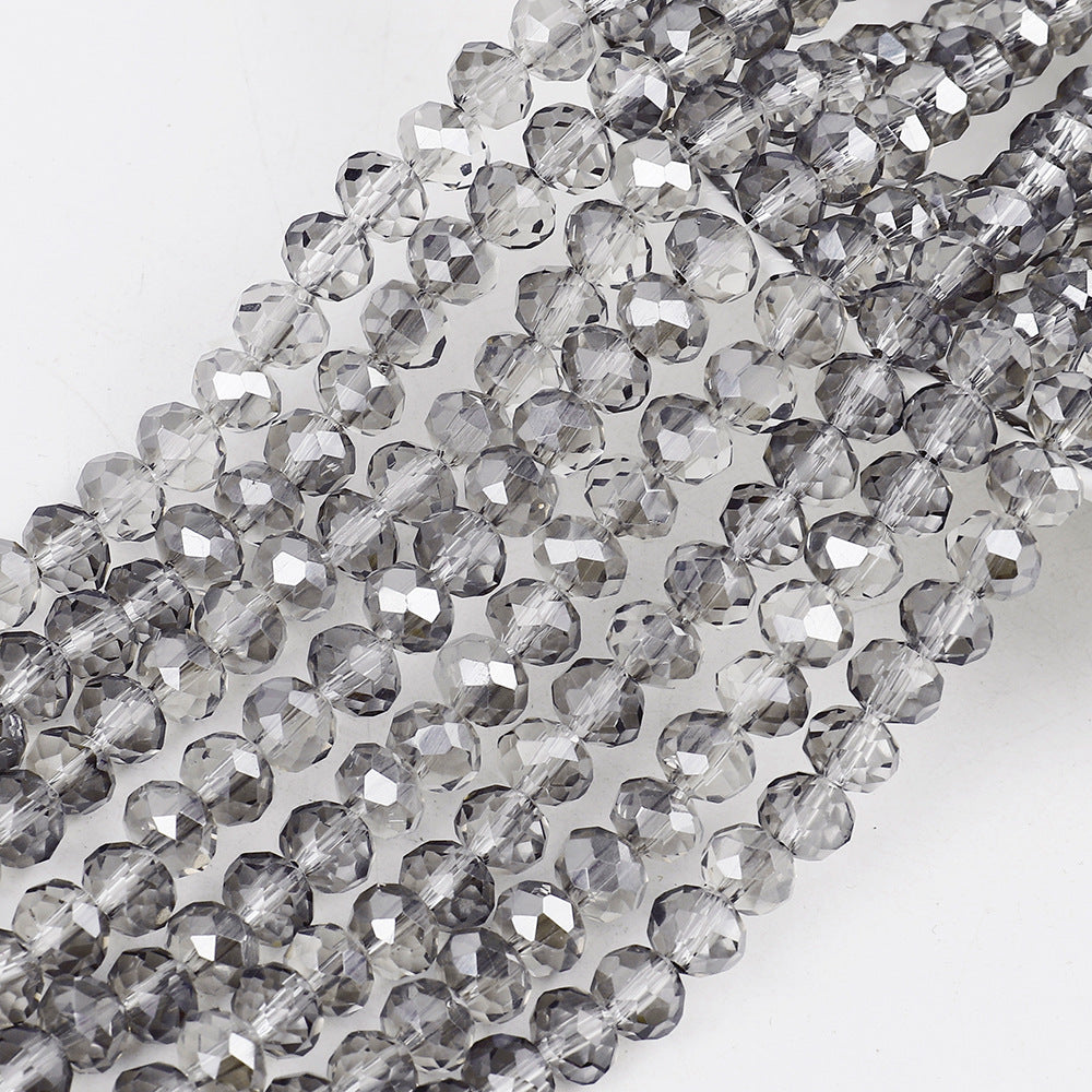 Transparent Faceted Glass Beads 10mm Colorful Mixed 136pcs 31