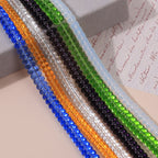 Glass Round Spacer Beads 6mm 8mm Imitation Jade Color 100pcs 2