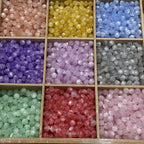 Color Changing Glitter Resin Beads 10/16mm Sparkle Mixed 10pcs 2