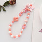Acrylic Beaded Phone Charm Sanri Figures Colorful 20cm 2pcs 9