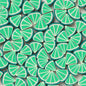 Flat Clay Beads 10mm Citrus Fruit Polymer Mixed Colors 100pcs 8