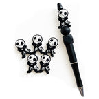 Silicone Focal Beads Monster Jack Skeleton Figure 20pcs 3
