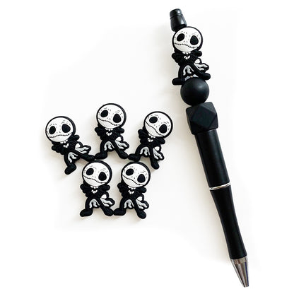 Silicone Focal Beads Monster Jack Skeleton Figure 20pcs 3