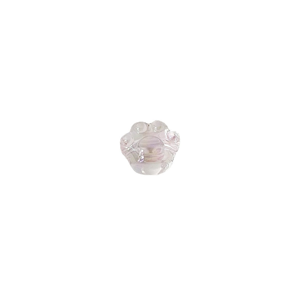 High Transparency UV Plating Cat Claw Acrylic Beads 18.5mm 100pcs 4