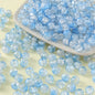 Crackle Round Glass Beads 10mm Vibrant Colors Sparkling Texture 100pcs 3