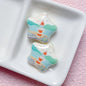 Star Shaped Acrylic Beads 25mm Fairy Tale Pattern Printed 10pcs 12