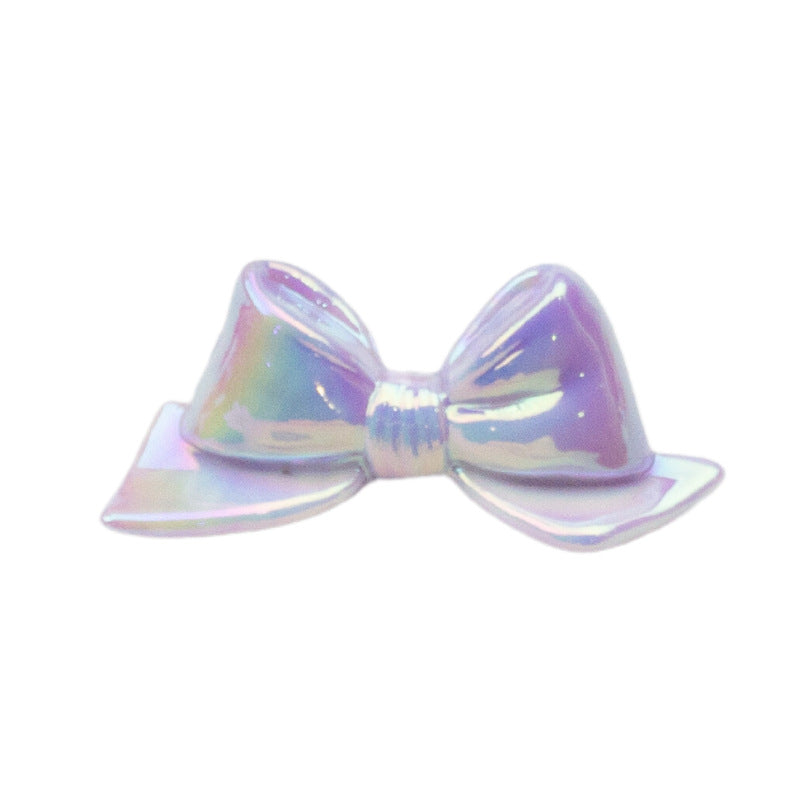 Glow Plating Butterfly Acrylic Beads 20x45mm Pearlescent Pastel 10pcs 5