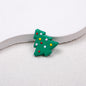 Lit Christmas Tree Acrylic Beads 21mm Colorful Holiday 20pcs 11