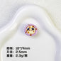 Plating Pochacco Egg Tart Resin Beads 19mm Glossy Pastel Colors 10pcs 8