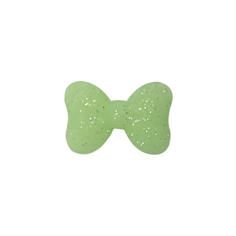Silicone Focal Beads Cross Matte Speckled Glow in the Dark 20pcs 10