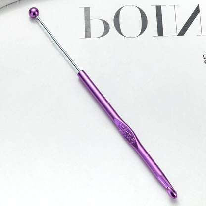 Beadable Crochet Hooks Metallic Slim Polished 3.0mm to 6.0mm 28