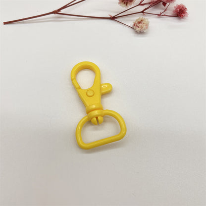 Colorful Plastic Swivel Snap Hook Keychain Clasps 40mm 20pcs 20