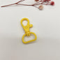 Colorful Plastic Swivel Snap Hook Keychain Clasps 40mm 20pcs 20