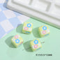 Printed Acrylic Square Beads 15mm Sanrio Pastel Colors 10pcs 11