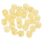 Color Transparent Clover Glass Beads 10mm Assorted Colors 50pcs 8