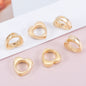 Hollow Geometry Acrylic Beads CCB Plastic Star Heart Flower 100pcs 8