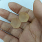 Rubberized Ice Texture Square Acrylic Beads 14mm Frosted Matte 100pcs 15