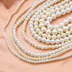Pearl Round Glass Beads 10mm Imitation Lustrous Colors 20pcs
