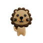 Silicone Focal Beads Lion Pastel Mane Animal Faces 20pcs