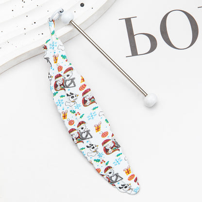 Beadable Feather Bookmarks Halloween Christmas Prints 12pcs 11