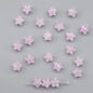 Crackle Star Acrylic Beads 11mm Translucent Glossy 100pcs 7