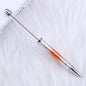 Beadable Ballpoint Pen UV Plating Starry Sky Sequins Gradient Colorful 13