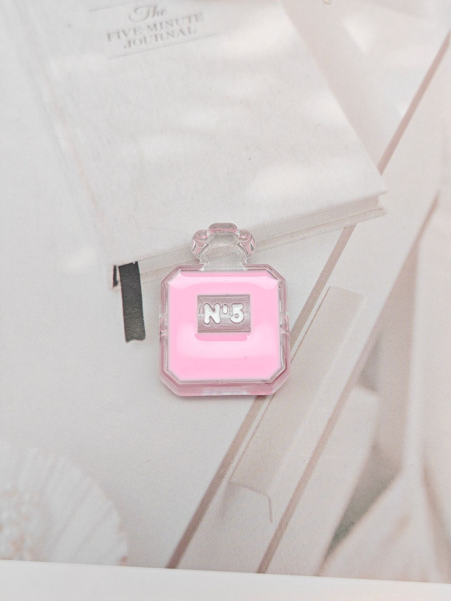 Painted Perfume Bottle Acrylic Beads 29mm Enamel Finish 50pcs 7