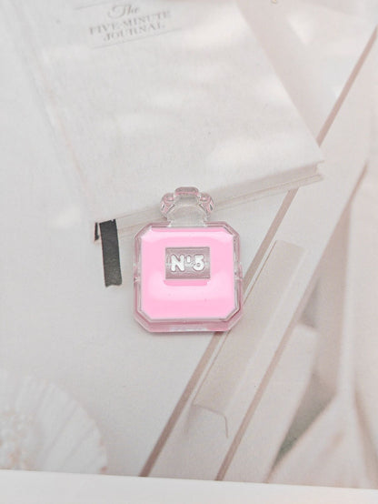 Painted Perfume Bottle Acrylic Beads 29mm Enamel Finish 50pcs 7