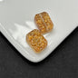 Square Glass Beads 13x23mm Transparent Electroplated Pastel 100pcs 8