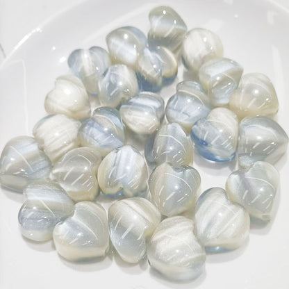 Fantasy Gradient Heart Resin Beads 20mm Pearlescent Purple Blue 20pcs 6