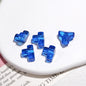Transparent Square Acrylic Beads 9mm Tetras Colorful 30pcs 14
