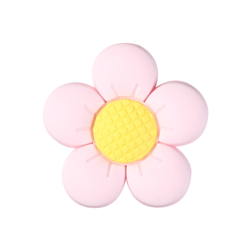 Silicone Focal Beads Flower Children Smiling Face Positive Energy 20pcs 11