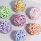 Embellished Bubblegum Beads 20mm Gradient Star Cluster Pastel 10pcs