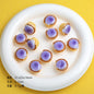 3D Molten Egg Tart Resin Beads 20mm Glossy Pastel Colors 10pcs 7