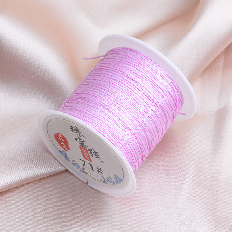 Nylon Thread Solid Color Glossy Finish 0.4mm 60m Spool 47