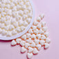 Glow Puffy Heart Acrylic Beads 11mm Colorful Glow in Dark 50pcs 19