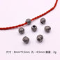 Hollow Spherical Metal Beads Large Hole Intricate Floral Cut-Out 100pcs 4