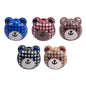 Cartoon Character Bear Head Acrylic Beads 17mm Colorful 10pcs 8