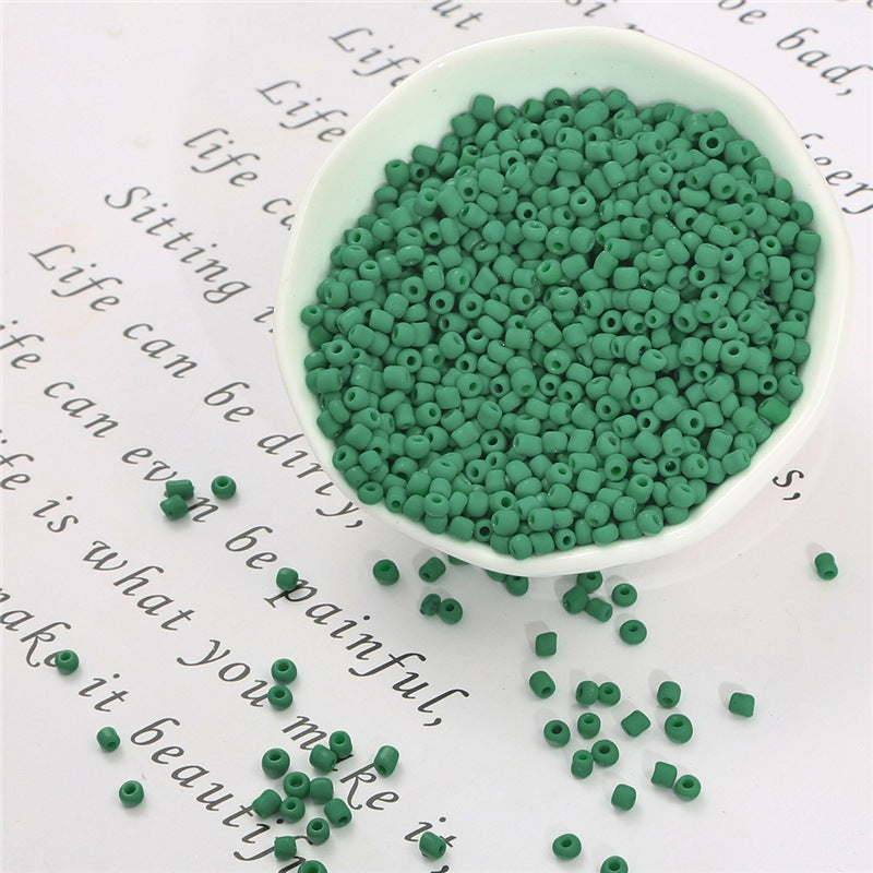 Frosted Seed Glass Beads 3mm Soft Matte Colors 1400pcs 8