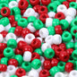 Multicolor Pony Beads Acrylic 9mm Smooth Finish 100pcs 19