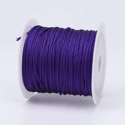 Nylon Thread 0.8mm Diameter 40m Colorful Jewelry Stringing Cord 10