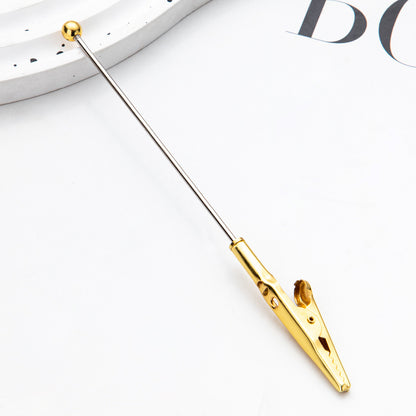 Beadable Alligator Clip Metal Toothed Colorful Slim Note Holder 6