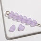 Matte Heart Acrylic Beads 12mm Pastel Vibrant Colors 100pcs 8