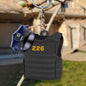 Acrylic Tactical Vest Police Cap Keychain Bold Yellow 226 Design 23