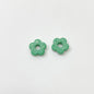 Lampwork Glass Beads Five Petal Flower 15mm Solid Color 10pcs 8